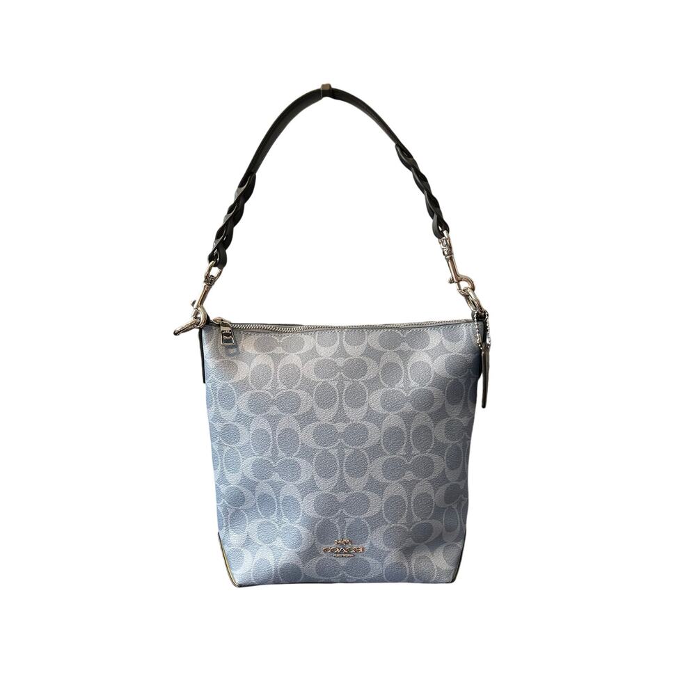 Coach Blue Signature Blue Abby Mini Duffle